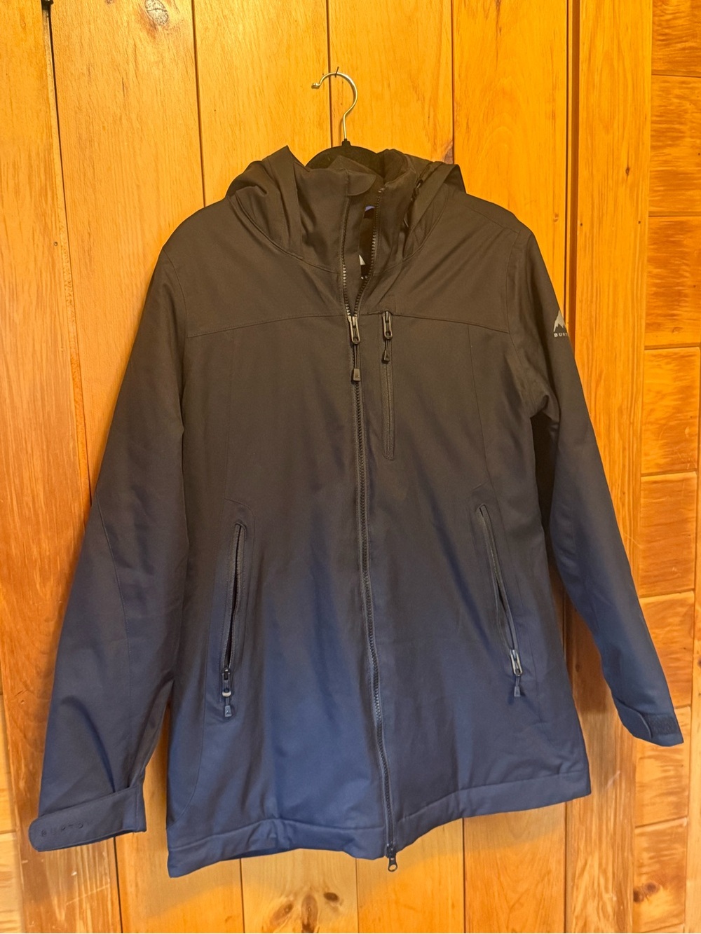 Burton Women’s M Black Snowboard Ski Jacket Hooded Winter Coat